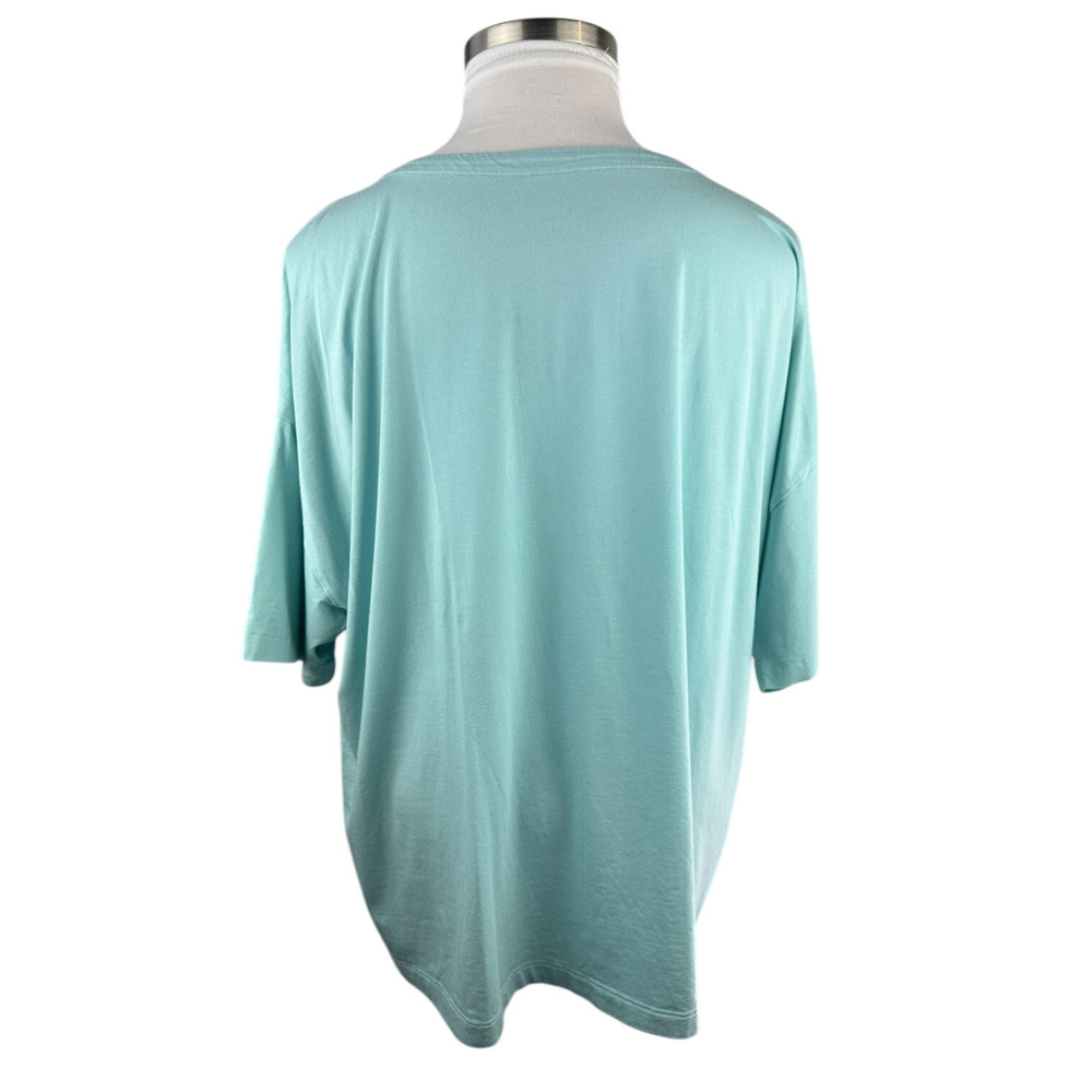 ✨2/$20 J. Jill Luxe Supima Elbow Sleeve Tee Short Sleeve Top Womens Plus Size 4X - Picture 7 of 12
